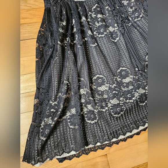 Free People Black Lace Overlay Dress - Picture 9 of 11